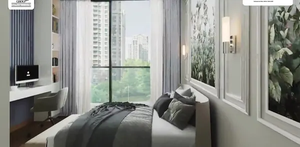 Home office inside an apartment at The Prestige City